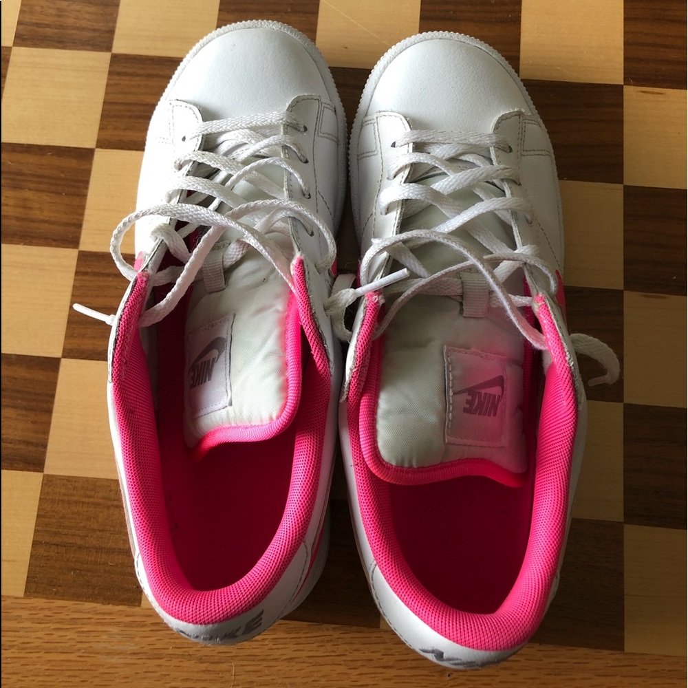 Children’s Pink and White Nikes